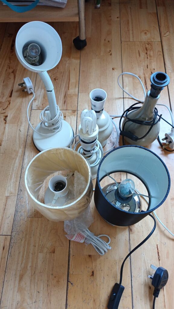Lampshades for upcycling